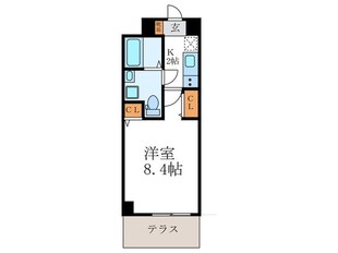 フォース二条城東の物件間取画像